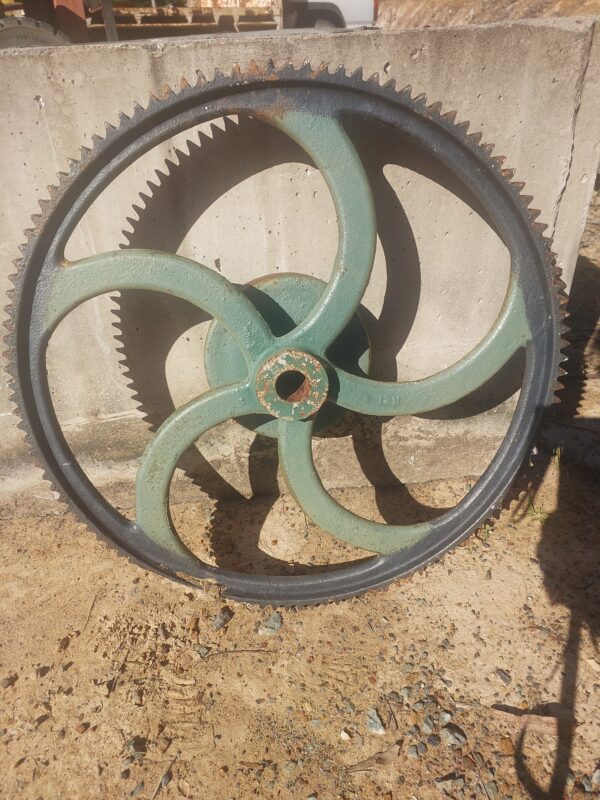 Green Vintage Drive Flywheel - Image 2