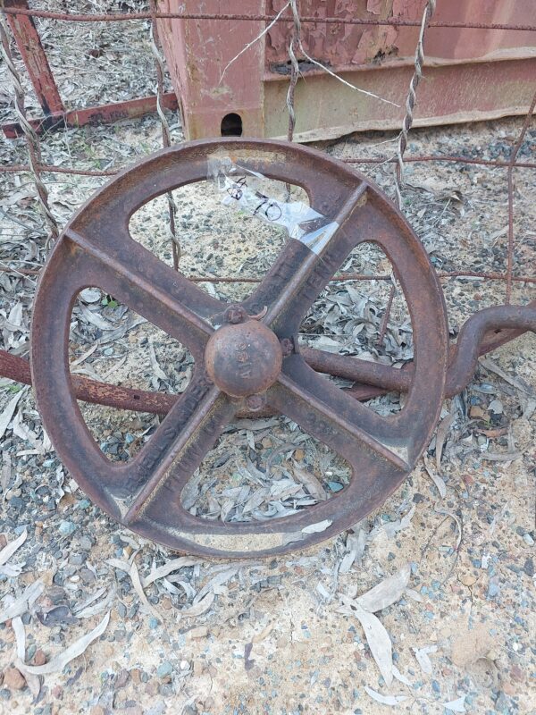 Newell Sanders Steel Plow Wheel - Image 5