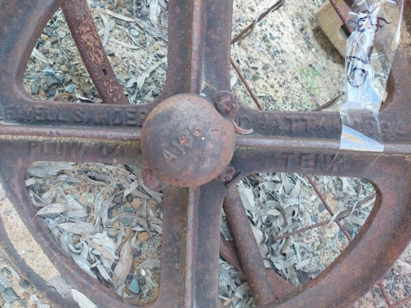 Newell Sanders Steel Plow Wheel - Image 3