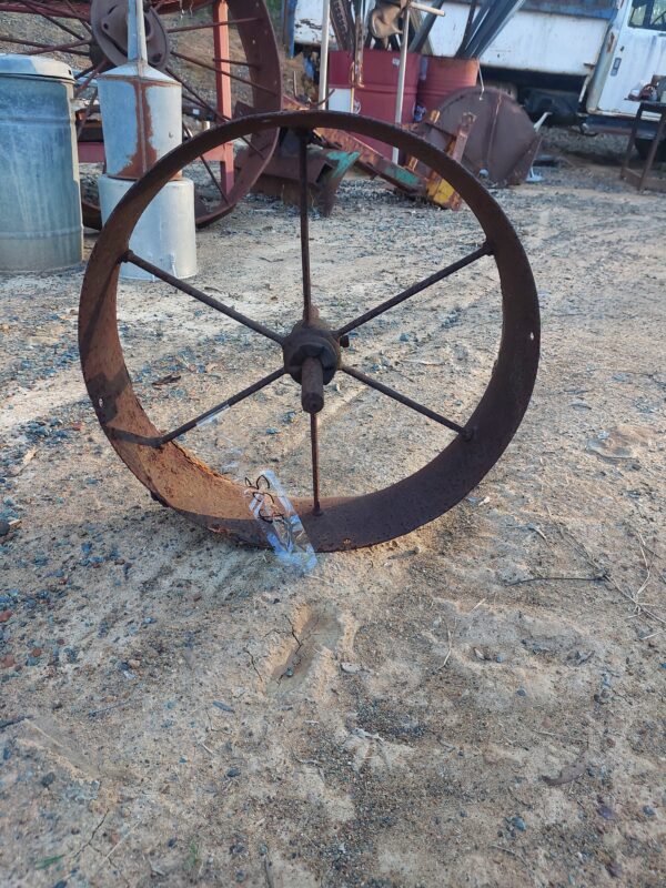 Wide Steel Wagon Wheel - Image 2