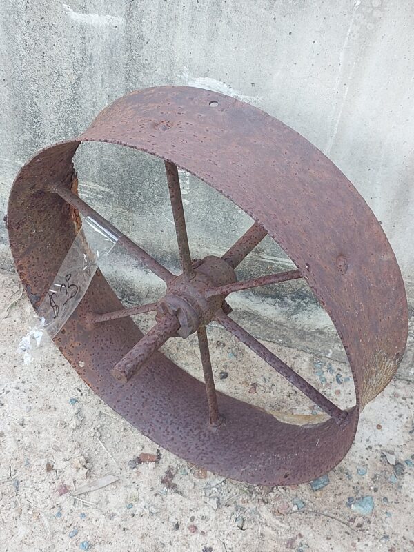 Wide Steel Wagon Wheel