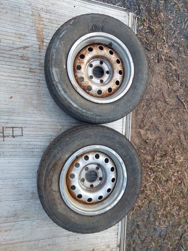 2 X Early Ford Steel Rims