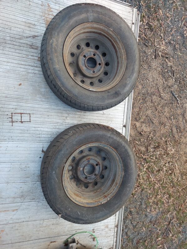 2 X Early Ford Steel Rims - Image 3