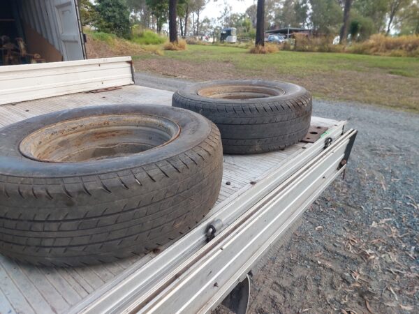 2 X Early Ford Steel Rims - Image 5